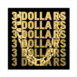 BTS Suga $3 Dollars Chain Posters and Art